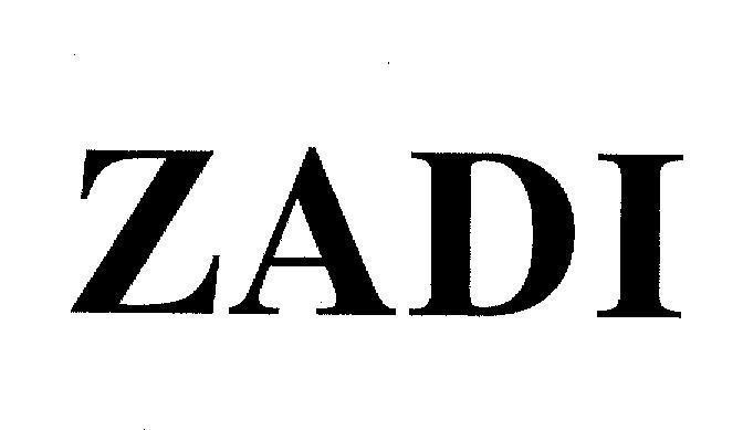 Mẫu nhãn hiệu ZADI