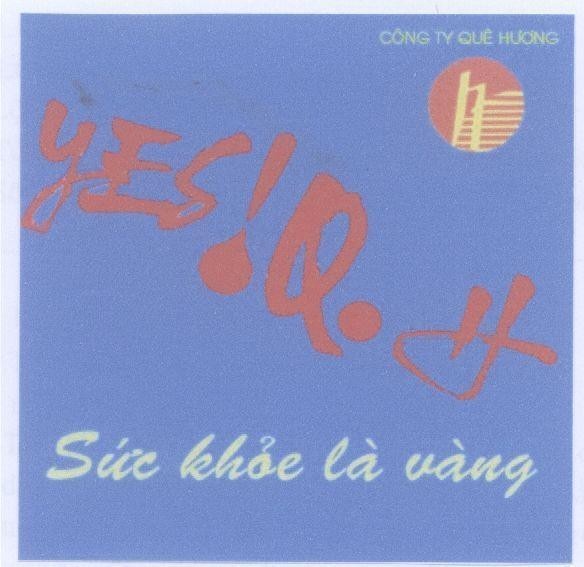 Mẫu nhãn hiệu CONG TY QUE HUONG YES Q.H SUC KHOE LA VANG