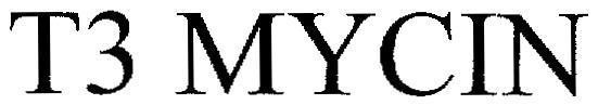 Mẫu nhãn hiệu T3 MYCIN