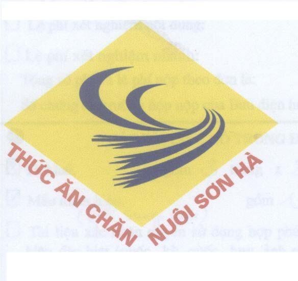Mẫu nhãn hiệu Thức ăn chăn nuôi Sơn Hà