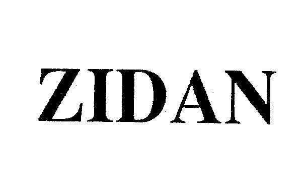 Mẫu nhãn hiệu ZIDAN