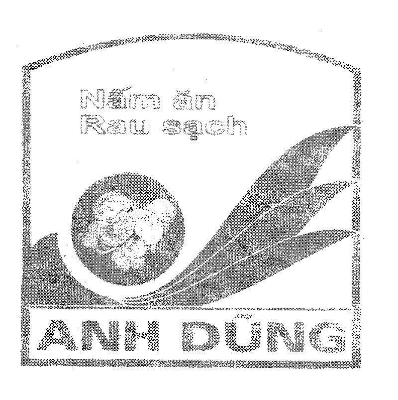 Mẫu nhãn hiệu Nấm ăn Rau Sạch Anh Dũng