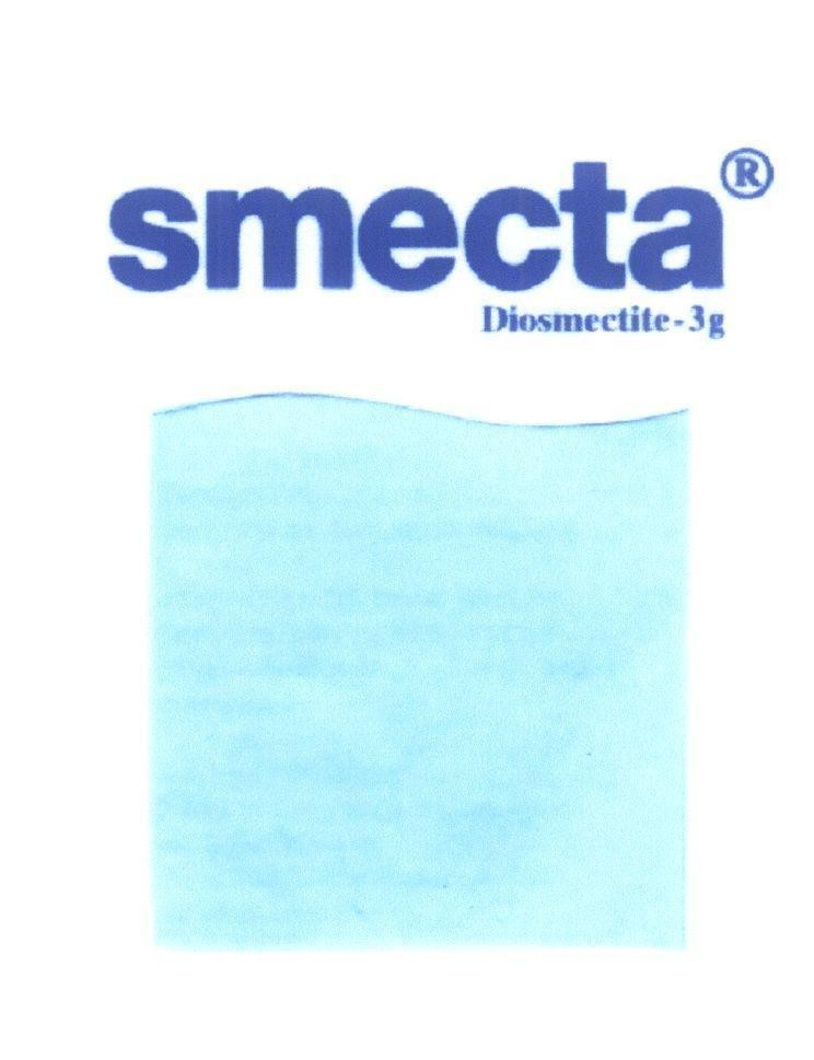 Mẫu nhãn hiệu SMECTA DIOSMECTITE 3G