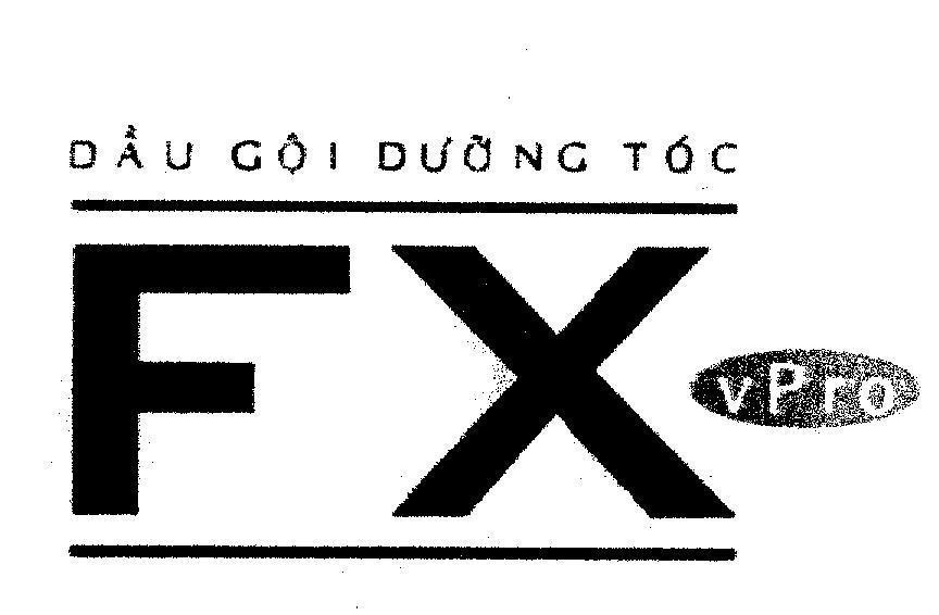 Mẫu nhãn hiệu DAU GOI DUONG TOC FX VPRO