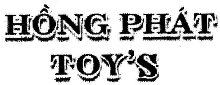 Mẫu nhãn hiệu Hồng Phát TOY'S