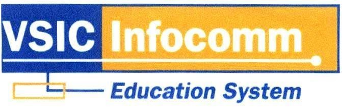 Mẫu nhãn hiệu VSIC INFOCOMM EDUCATION SYSTEM