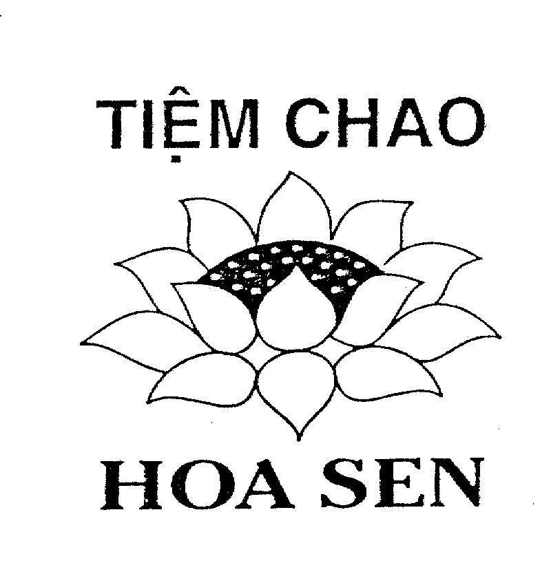 Mẫu nhãn hiệu Tiệm CHAO HOA SEN