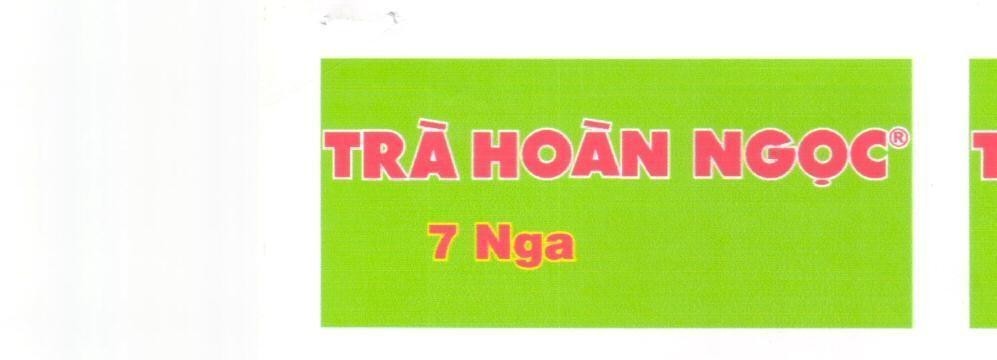 Mẫu nhãn hiệu TRA HOANG NGOC 7 NGA