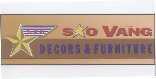 Mẫu nhãn hiệu S.V.C SAO VANG DECORS & FURNITURE