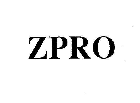 Mẫu nhãn hiệu ZPRO