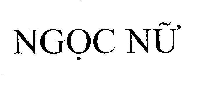 Mẫu nhãn hiệu NGọC Nữ