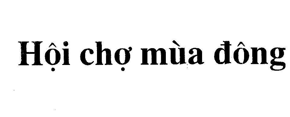 Mẫu nhãn hiệu HộI CHợ MùA ĐÔNG