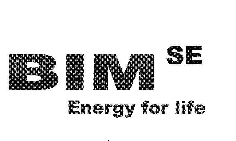 Mẫu nhãn hiệu BIM SE ENERGY FOR LIFE