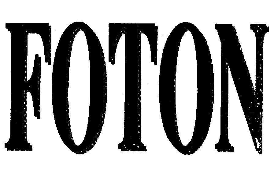 Mẫu nhãn hiệu FOTON