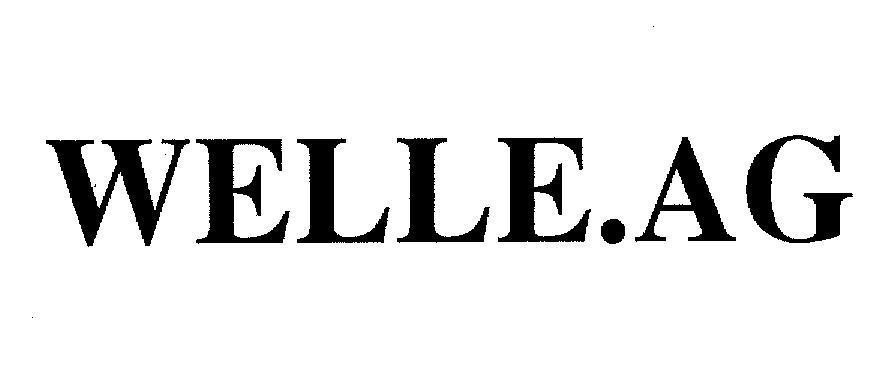 Mẫu nhãn hiệu WELLE. AG