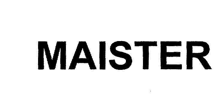 Mẫu nhãn hiệu MAISTER
