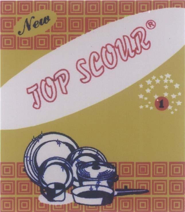 Mẫu nhãn hiệu TOP SCOUR NEW