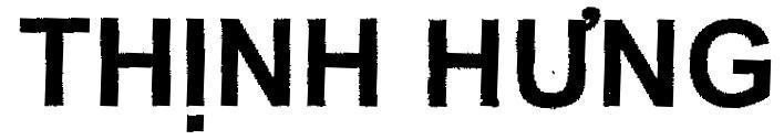 Mẫu nhãn hiệu Thịnh Hưng