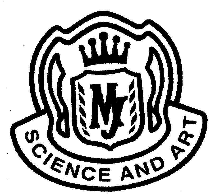 Mẫu nhãn hiệu MJ JM SCIENCE AND ART