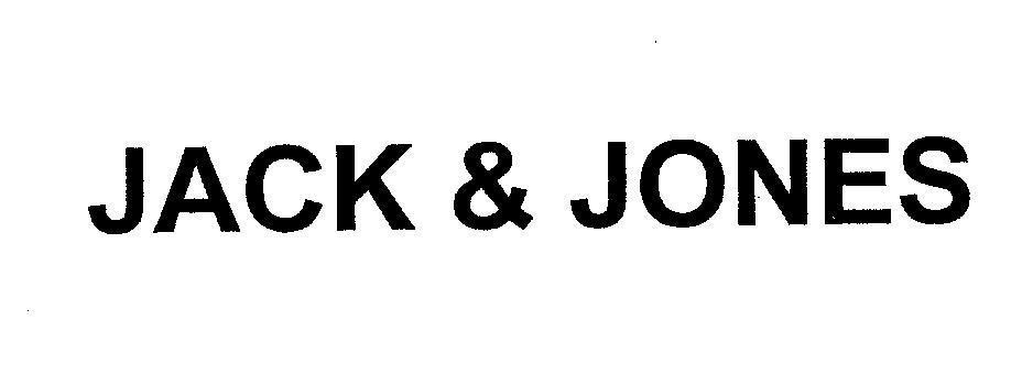 Mẫu nhãn hiệu JACK JONES