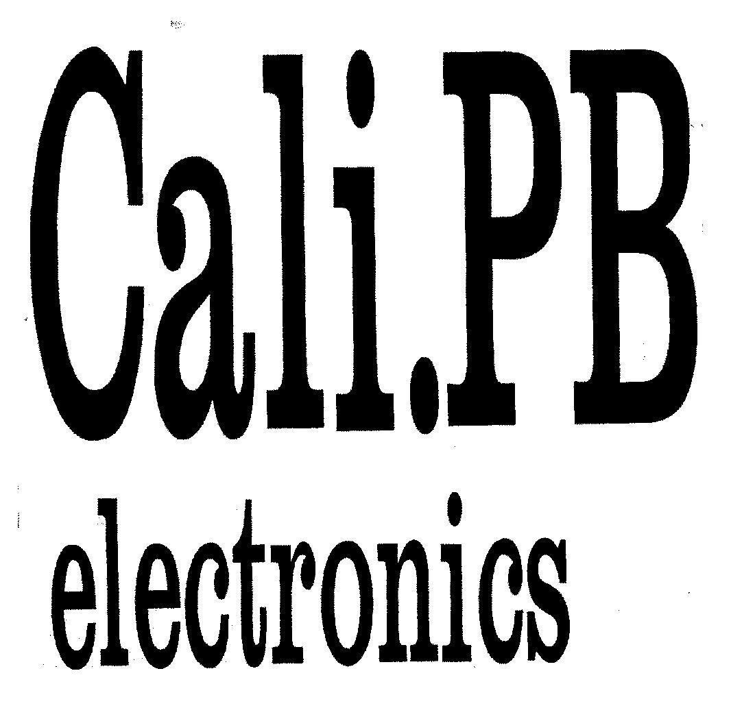 Mẫu nhãn hiệu CALI.PB ELECTRONICS
