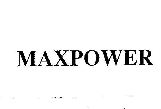 Mẫu nhãn hiệu MAXPOWER