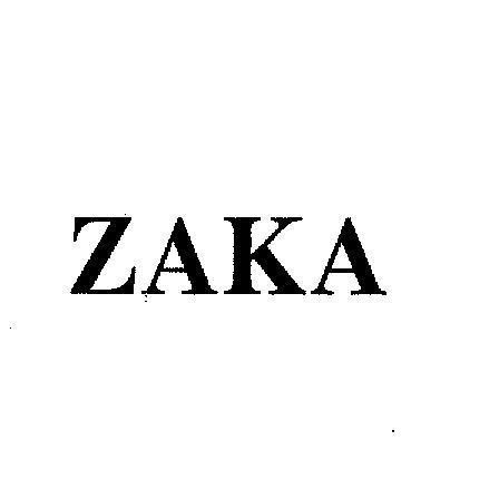 Mẫu nhãn hiệu ZAKA