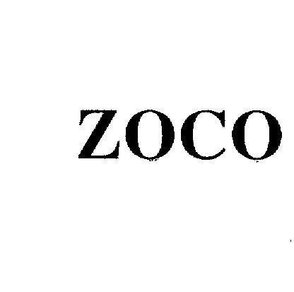 Mẫu nhãn hiệu ZOCO