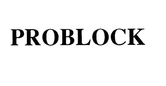 Mẫu nhãn hiệu PROBLOCK