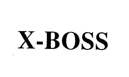 Mẫu nhãn hiệu X BOSS