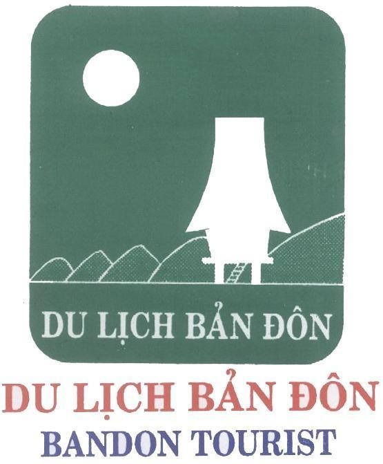 Mẫu nhãn hiệu Du Lịch Bản Đôn BAN DON TOURIST