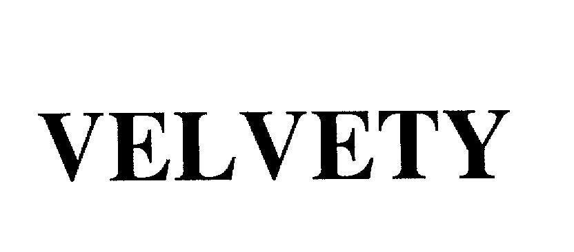 Mẫu nhãn hiệu VELVETY
