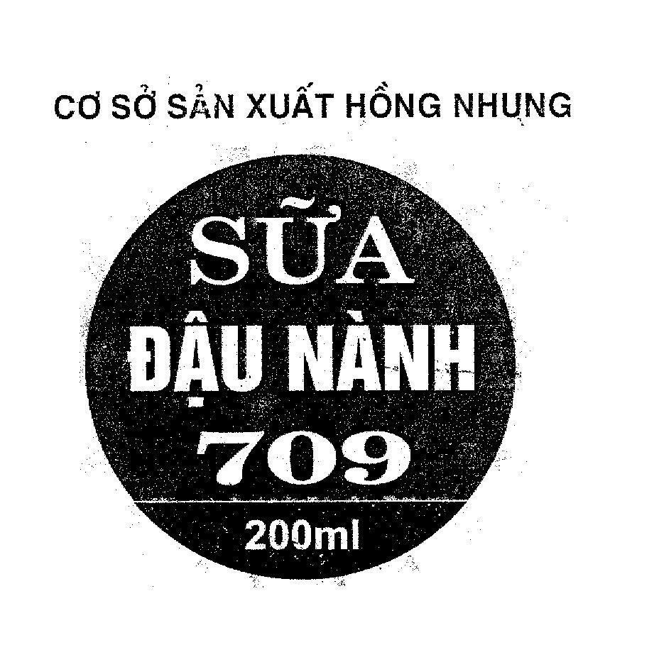 Mẫu nhãn hiệu Hồng Nhung 709