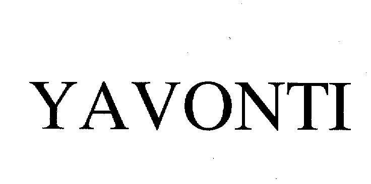 Mẫu nhãn hiệu YAVONTI