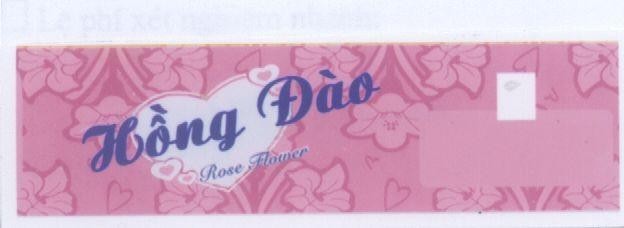 Mẫu nhãn hiệu Hồng Đào Rose Flower