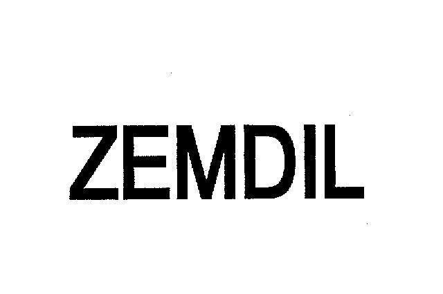 Mẫu nhãn hiệu ZEMDIL