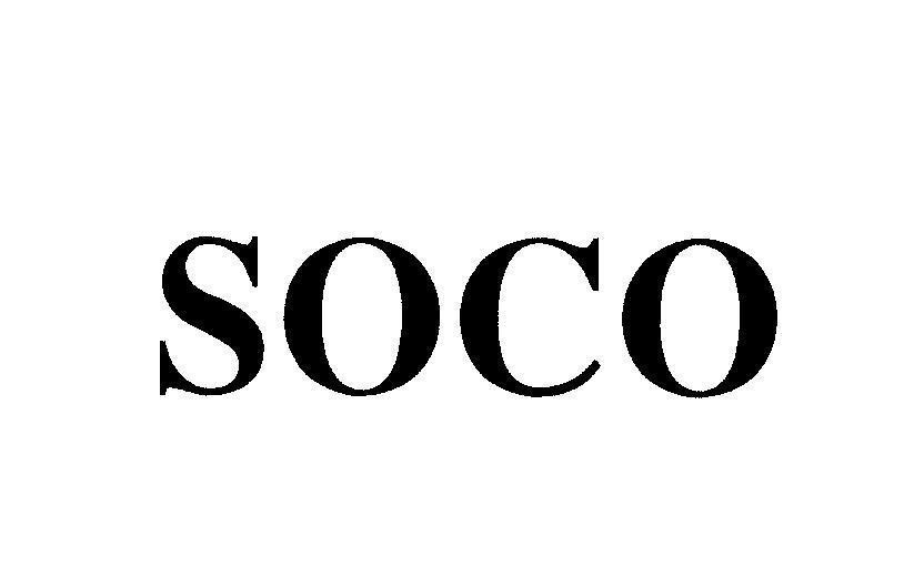 Mẫu nhãn hiệu SOCO