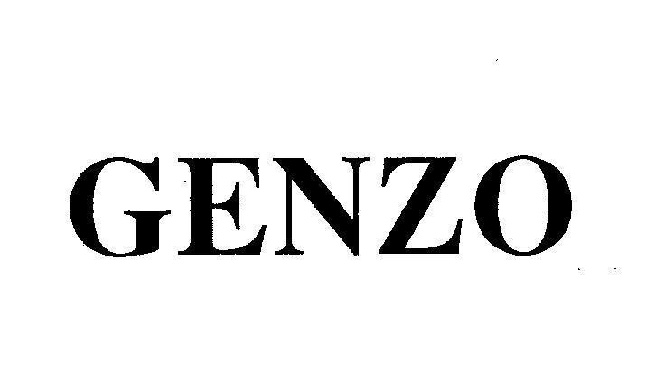 Mẫu nhãn hiệu GENZO