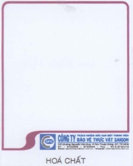 Mẫu nhãn hiệu SPC HOA CHAT