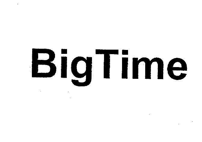 Mẫu nhãn hiệu BIG TIME