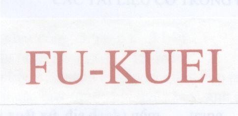 Mẫu nhãn hiệu FU KUEI