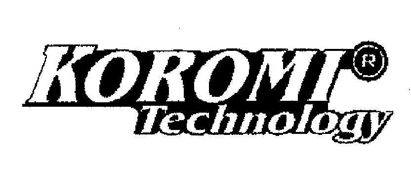 Mẫu nhãn hiệu KOROMI TECHNOLOGY