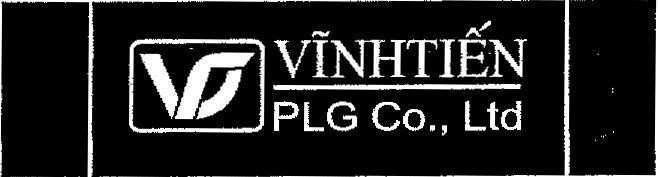 Mẫu nhãn hiệu P L V Vĩnh Tiến PLG CO LTD
