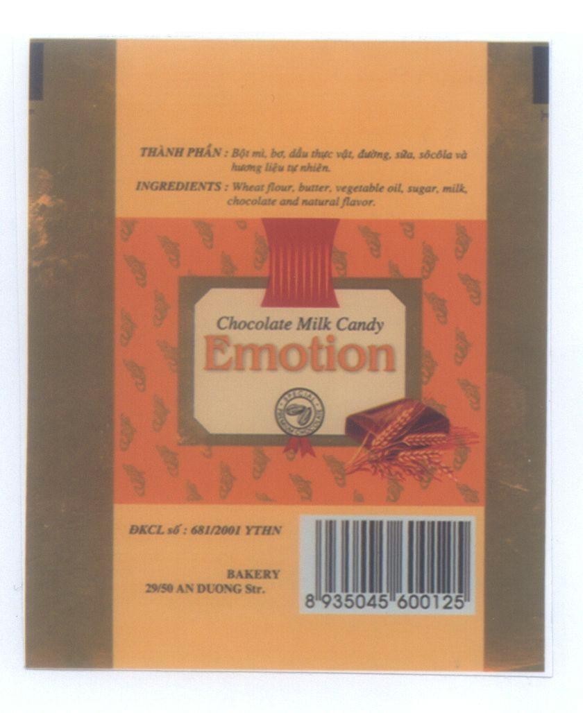 Mẫu nhãn hiệu EMOTION
