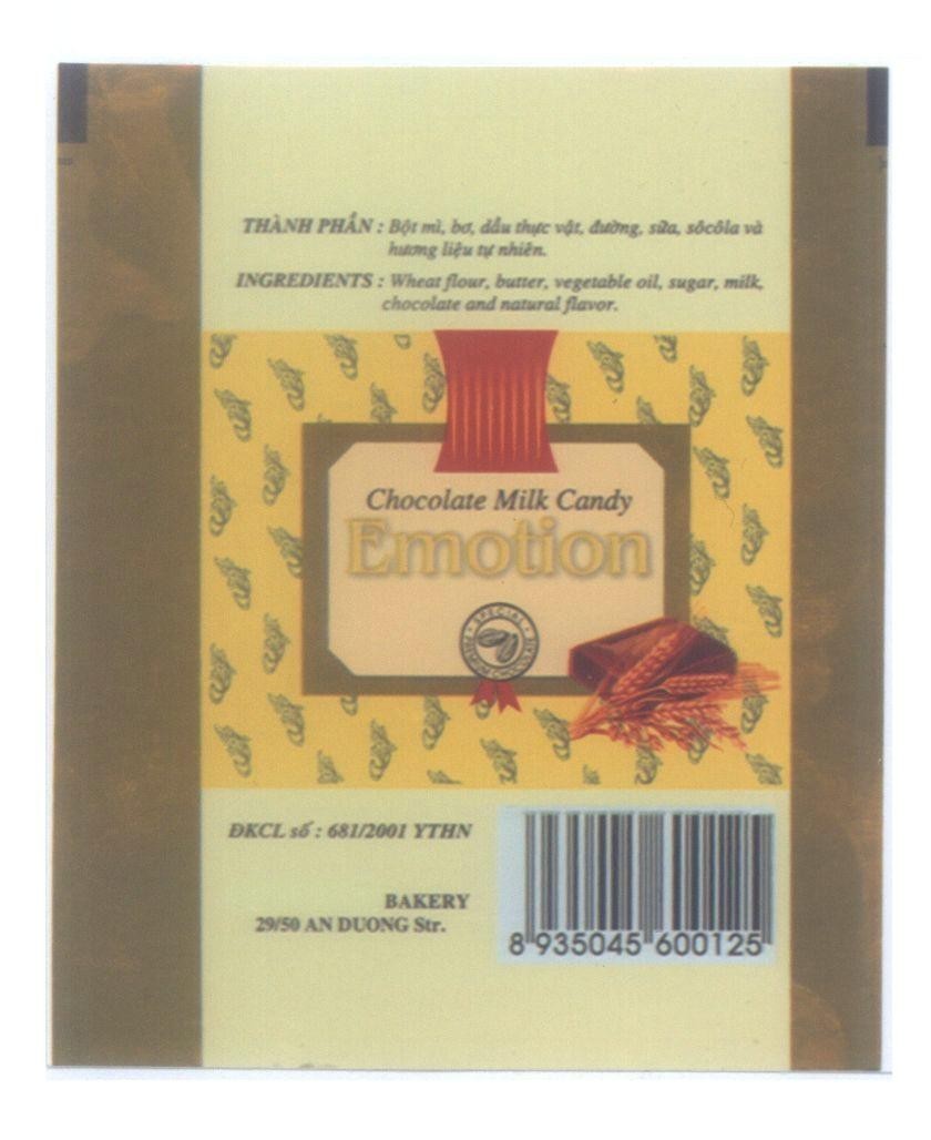 Mẫu nhãn hiệu EMOTION