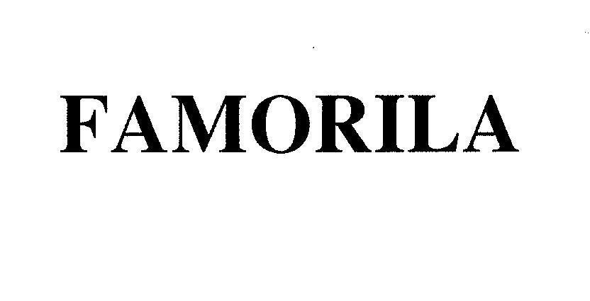 Mẫu nhãn hiệu FAMORILA