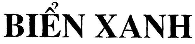 Mẫu nhãn hiệu Biển Xanh