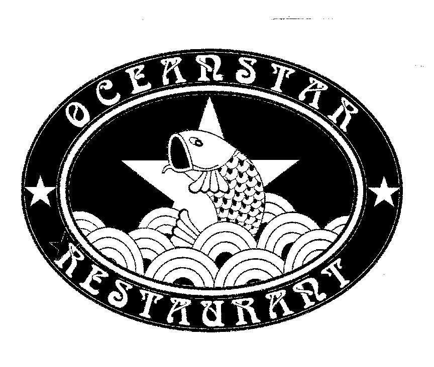 Mẫu nhãn hiệu OCEANSTAR RESTAURANT