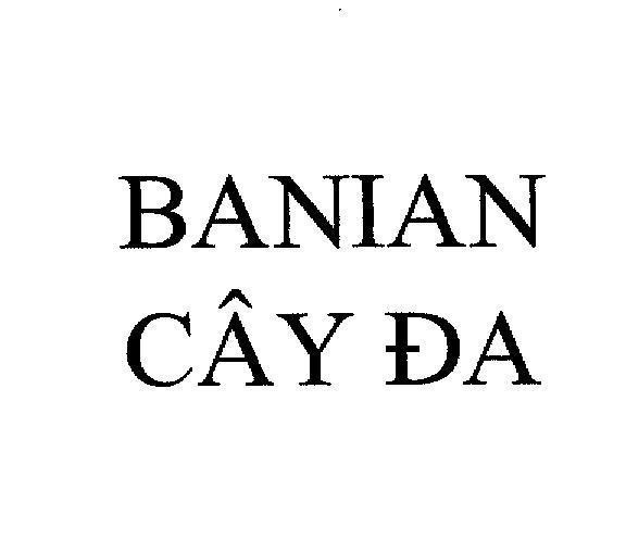 Mẫu nhãn hiệu BANIAN Cây Đa