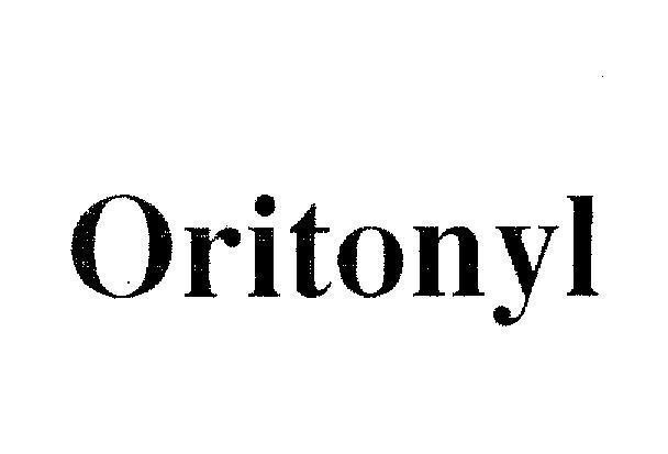 Mẫu nhãn hiệu ORITONYL